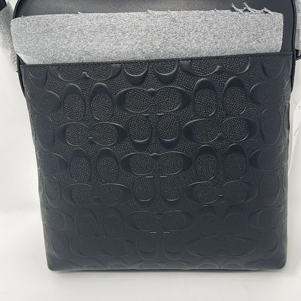 Coach Houston Flight Bag In Signature Leather - Picture 4 of 10